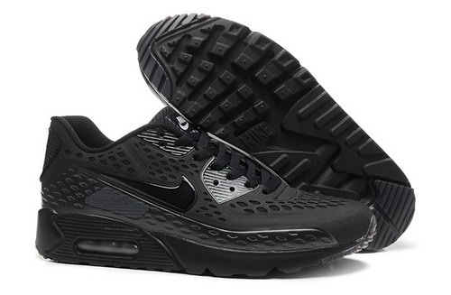 Nike Air Max 90 Hyp Prm Mens Shoes 2015 All Black Hot